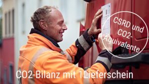 1Lieferschein transportiert CO2-Äquivalente
